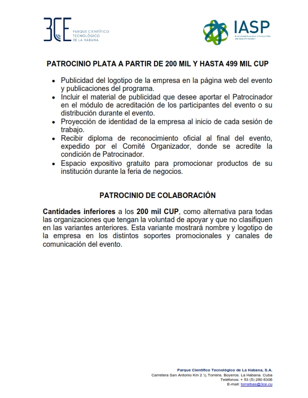 Convocatoria Patrocinio 3