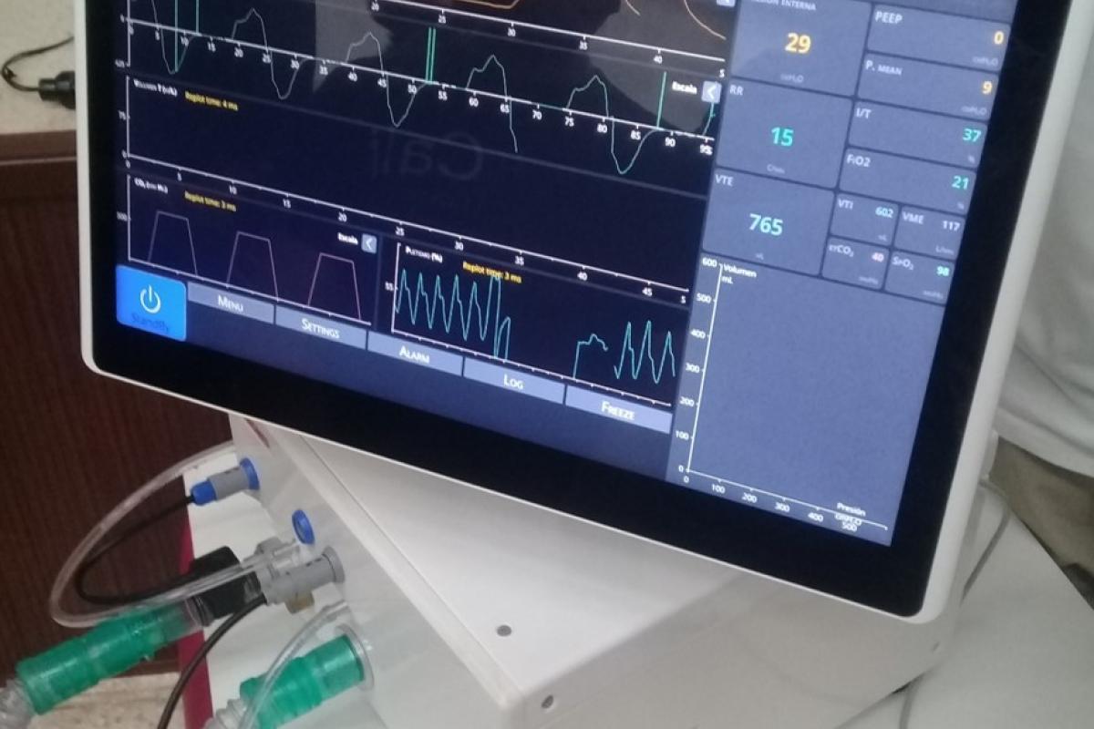 software del ventilador pulmonar